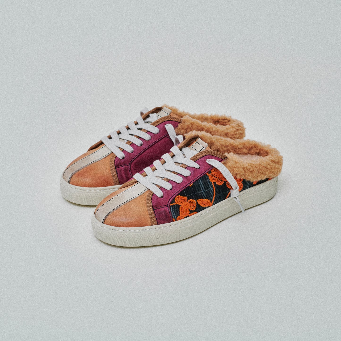 THE11 SABOT _ 14114 | Orange Embroidery