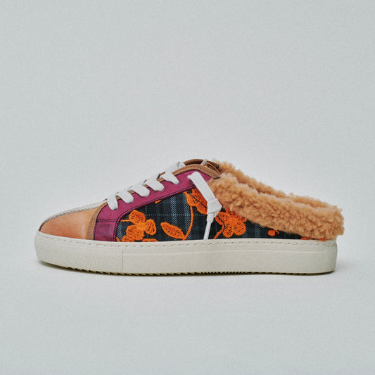THE11 SABOT _ 14114 | Orange Embroidery