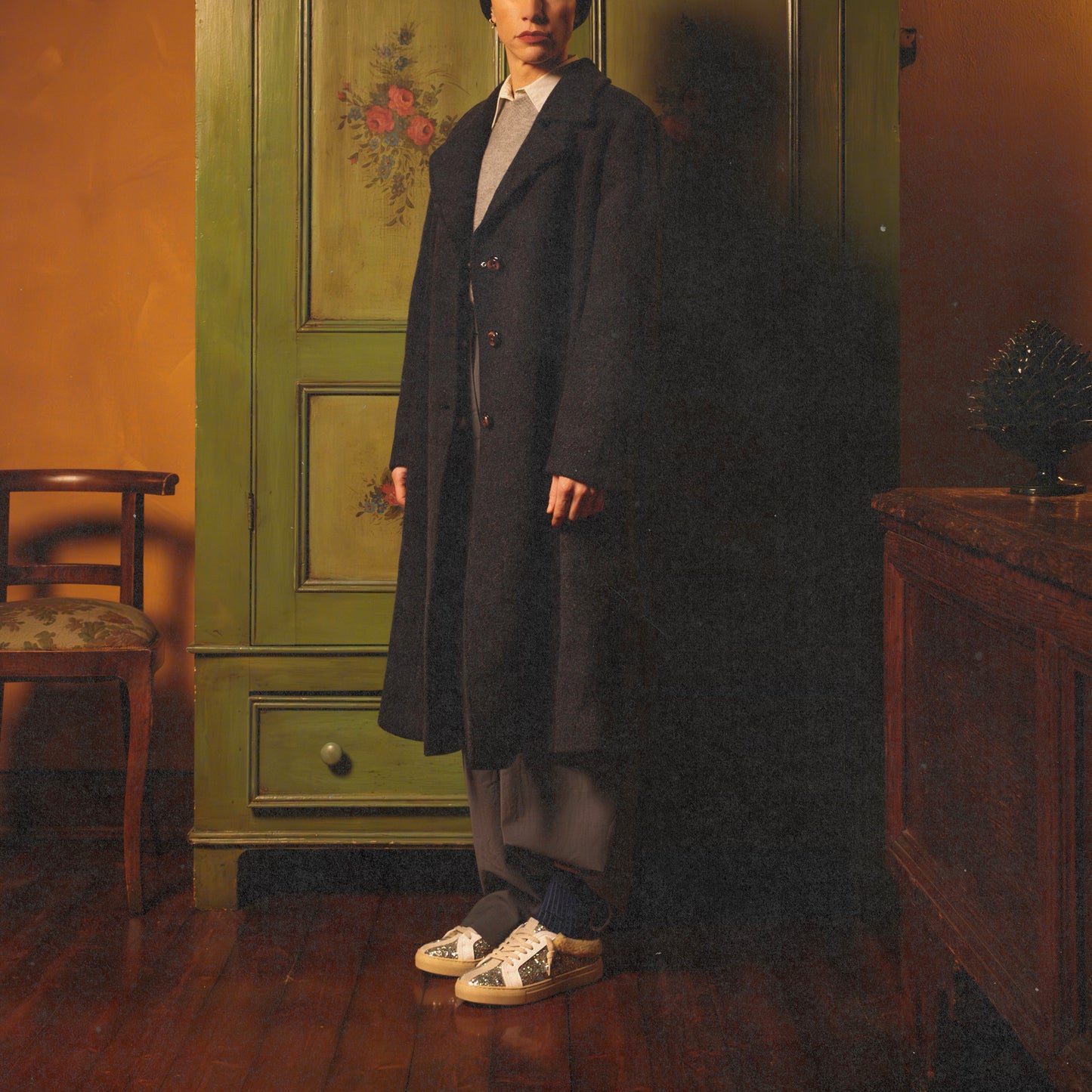 THE11 SABOT _ Silver Sled Clog | Xmas Drop