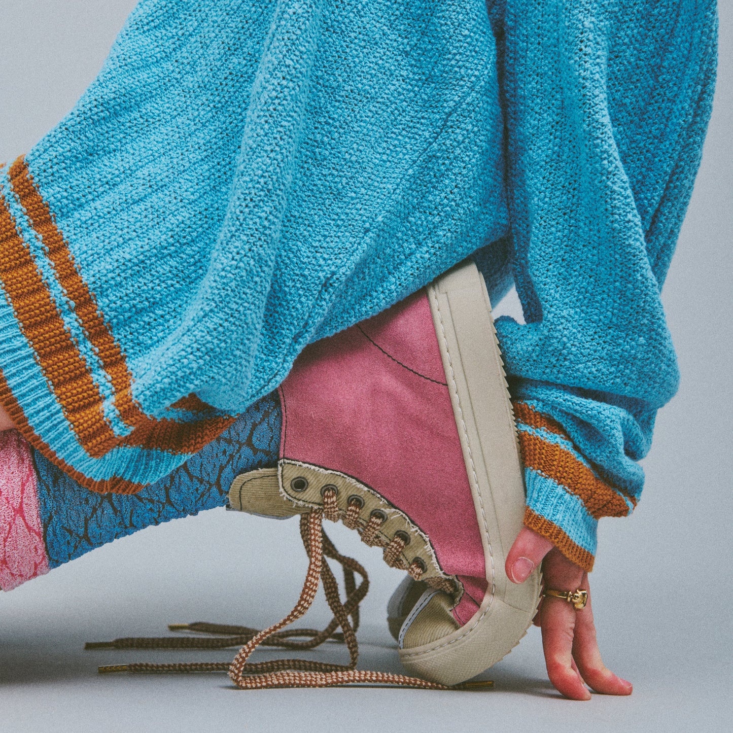 THE12 _ 14272 | Rose et beige