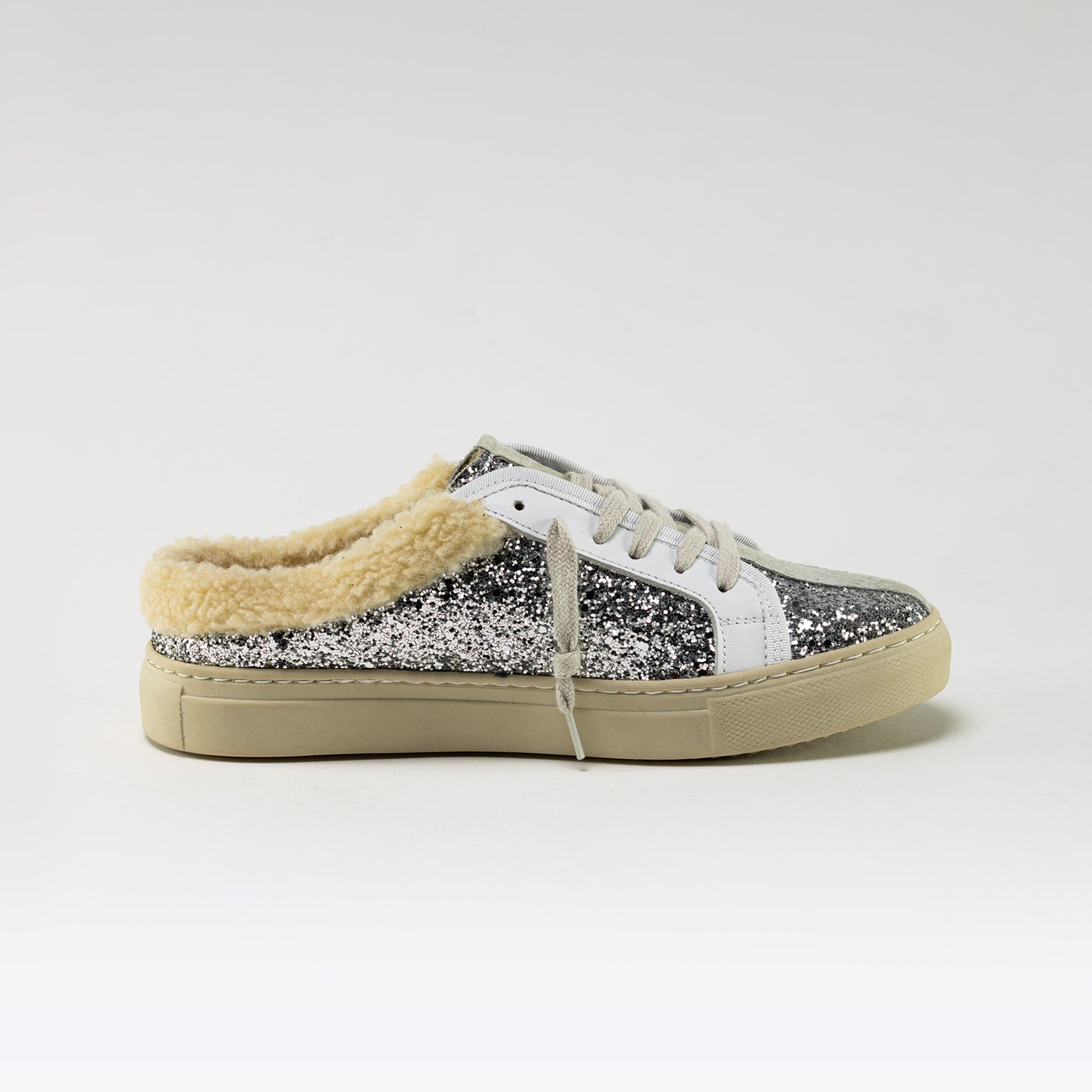 THE11 SABOT _ Silver Sled Clog | Xmas Drop