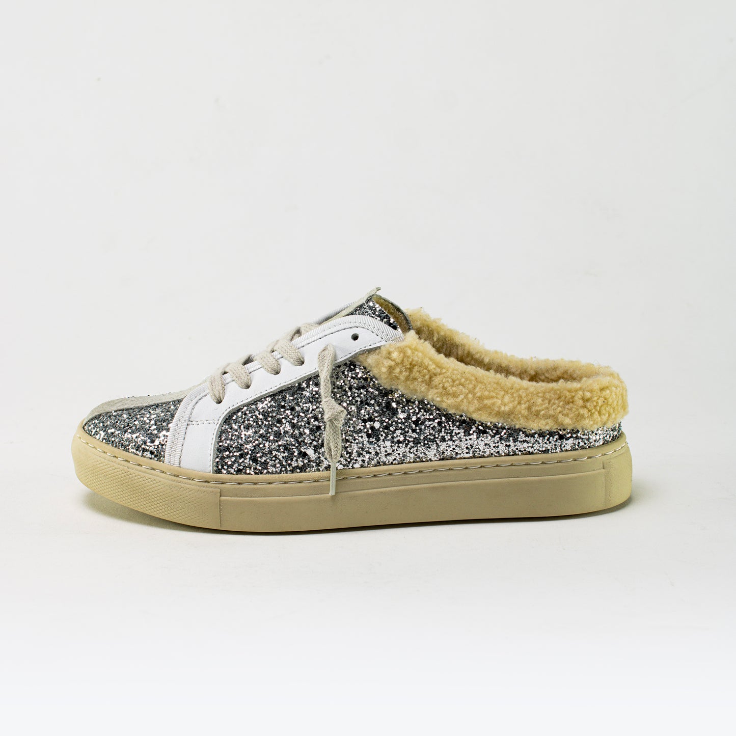 THE11 SABOT _ Silver Sled Clog | Xmas Drop